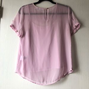 Liz Claiborne Tops - Lavender Flower Appliqué Top Liz Claiborne Tops - Lavender Flower Appliqué Top